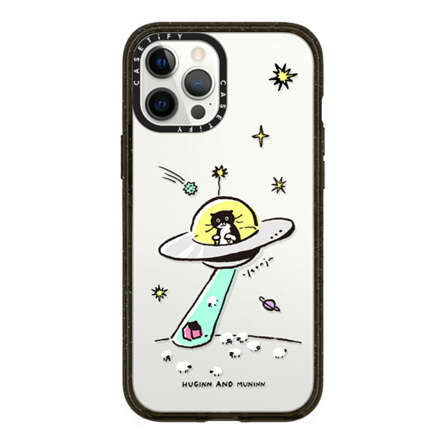 Chocolateye x CASETiFY iPhone 12 Pro Max ケース Cat,Animal ブラック インパクトケース MODAERI IN UFO Father's Day Chocolateye x CASETiFY iPhone 12 Pro Max ケース Cat,Animal ブラック インパクトケース MODAERI IN UFO Father's Day