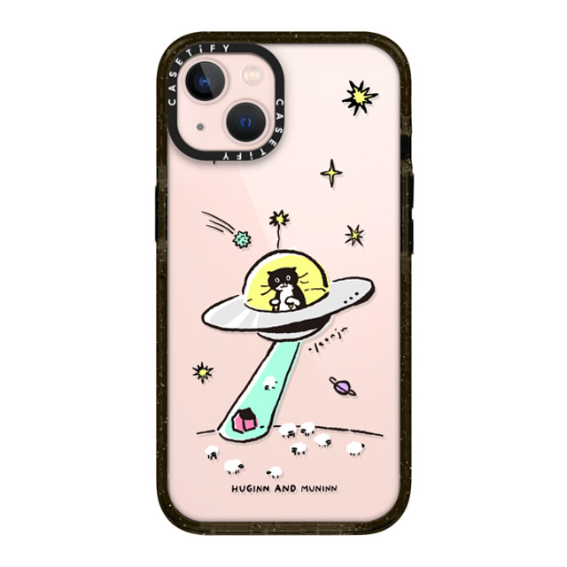 Chocolateye x CASETiFY iPhone 13 ケース ブラック インパクトケース MODAERI IN UFO