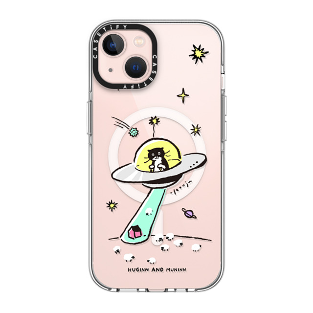 Chocolateye x CASETiFY iPhone 13 ケース クリア クリア ケース MagSafe対応 MODAERI IN UFO