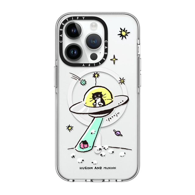 Chocolateye x CASETiFY iPhone 14 Pro ケース クリア クリア ケース MagSafe対応 MODAERI IN UFO