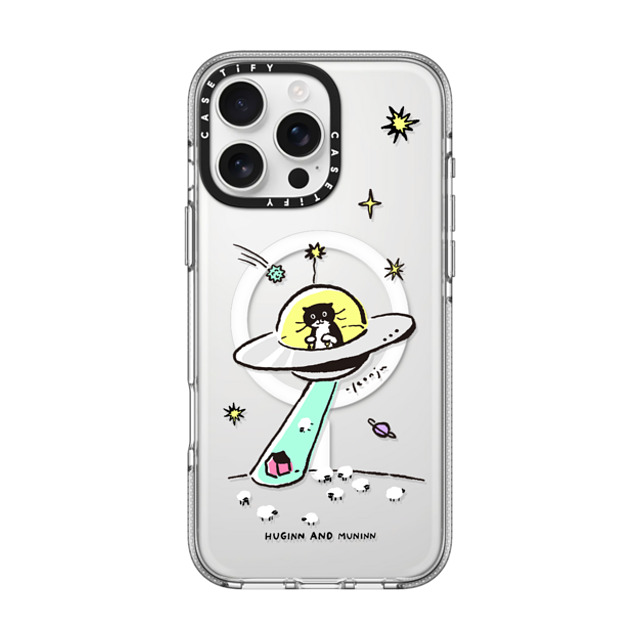 Chocolateye x CASETiFY iPhone 16 Pro Max ケース クリア クリア ケース MagSafe対応 MODAERI IN UFO