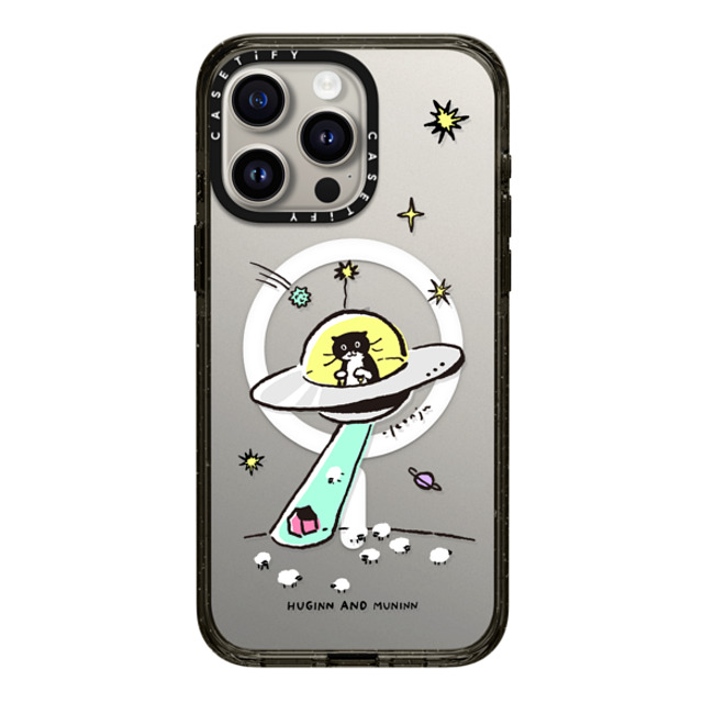 Chocolateye x CASETiFY iPhone 15 Pro Max ケース ブラック インパクトケース MagSafe対応 MODAERI IN UFO