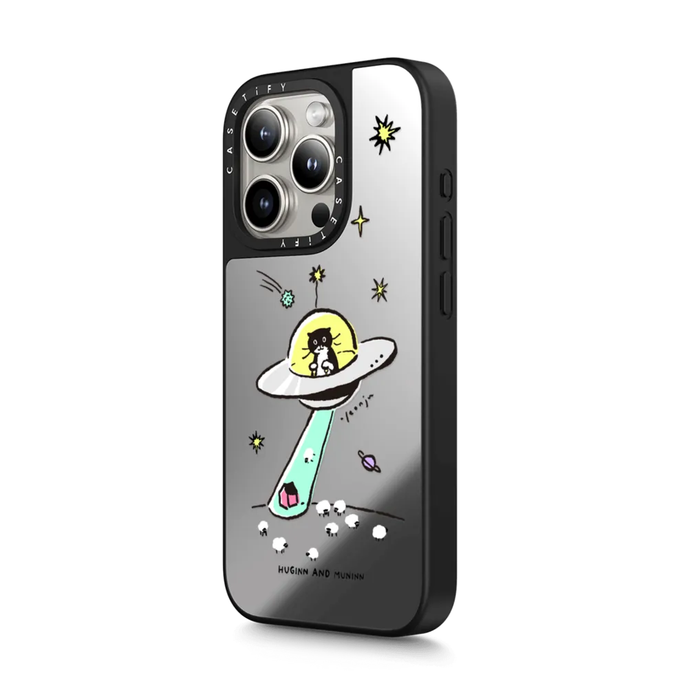 Mirror iPhone 15 Pro Case MagSafe Compatible - MODAERI IN UFO