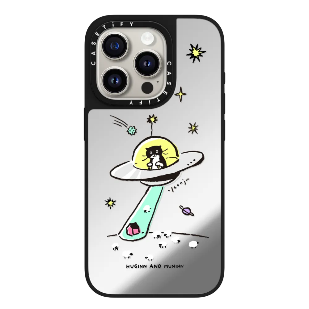 Mirror iPhone 15 Pro Case MagSafe Compatible - MODAERI IN UFO