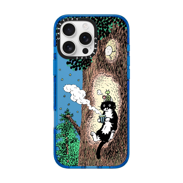 Chocolateye x CASETiFY iPhone 16 Pro Max Case スカイブルー Impact Case Rest time Chocolateye x CASETiFY iPhone 16 Pro Max Case スカイブルー Impact Case Rest time