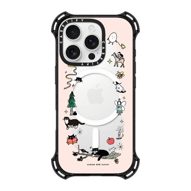 Chocolateye x CASETiFY iPhone 16 Pro Case Black バウンスケース small friends Chocolateye x CASETiFY iPhone 16 Pro Case Black バウンスケース small friends