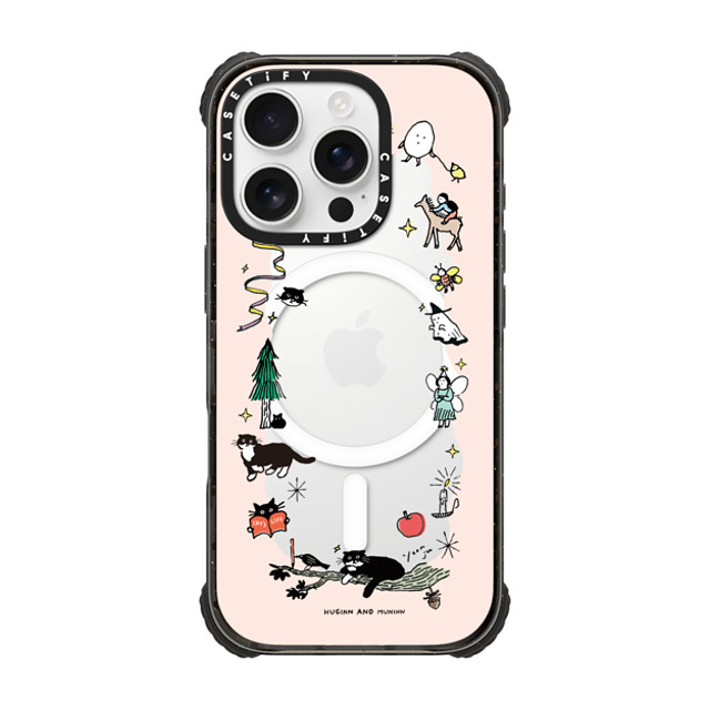 Chocolateye x CASETiFY iPhone 16 Pro Case Black ウルトラ インパクトケース MagSafe 対応 small friends Chocolateye x CASETiFY iPhone 16 Pro Case Black ウルトラ インパクトケース MagSafe 対応 small friends