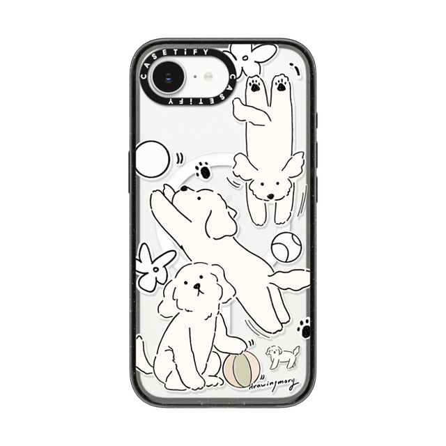 DRAWINGMARY x CASETiFY iPhone 16e Case Sticker,Dog Black Impact Case MagSafe Compatible Play Day by drawingmary Back to School DRAWINGMARY x CASETiFY iPhone 16e Case Sticker,Dog Black Impact Case MagSafe Compatible Play Day by drawingmary Back to School