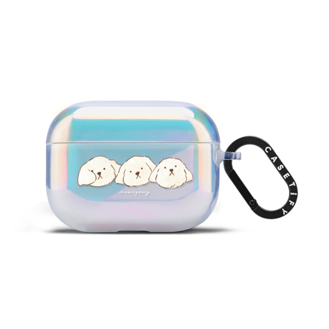 DRAWINGMARY x CASETiFY AirPods Pro オーロラ (レインボー) コンパクト ケース White Day by drawingmary DRAWINGMARY x CASETiFY AirPods Pro オーロラ (レインボー) コンパクト ケース White Day by drawingmary