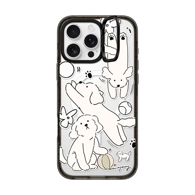 DRAWINGMARY x CASETiFY iPhone 16 Pro Max Case Sticker,Dog Black インパクトリングスタンドケース MagSafe対応 Play Day by drawingmary Back to School DRAWINGMARY x CASETiFY iPhone 16 Pro Max Case Sticker,Dog Black インパクトリングスタンドケース MagSafe対応 Play Day by drawingmary Back to School