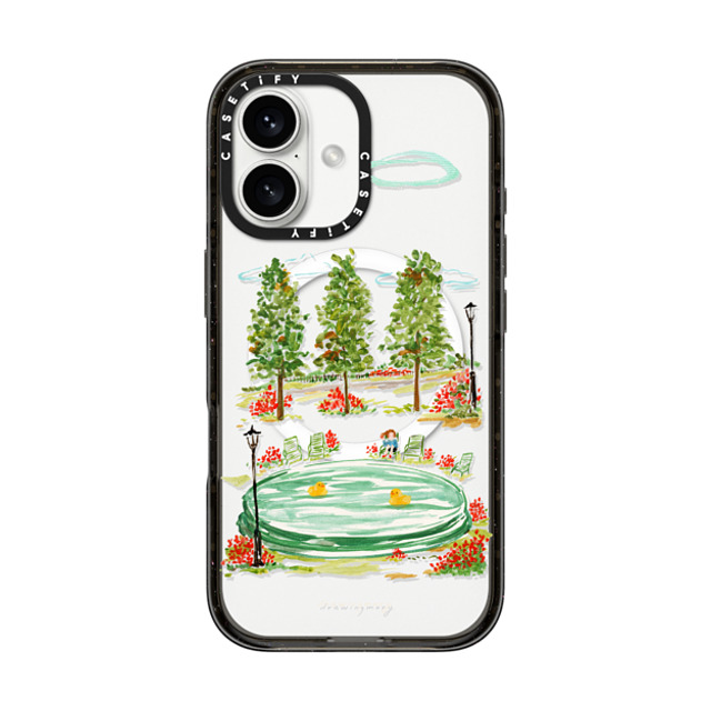 DRAWINGMARY x CASETiFY iPhone 16 ケース Cartoon ブラック インパクトケース MagSafe対応 Healing Time by drawingmary Father's Day DRAWINGMARY x CASETiFY iPhone 16 ケース Cartoon ブラック インパクトケース MagSafe対応 Healing Time by drawingmary Father's Day
