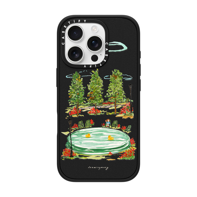 DRAWINGMARY x CASETiFY iPhone 16 Pro ケース Cartoon マットブラック インパクトケース MagSafe対応 Healing Time by drawingmary Father's Day DRAWINGMARY x CASETiFY iPhone 16 Pro ケース Cartoon マットブラック インパクトケース MagSafe対応 Healing Time by drawingmary Father's Day
