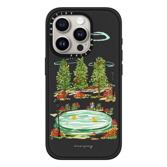 DRAWINGMARY x CASETiFY iPhone 15 Pro ケース Cartoon マットブラック インパクトケース MagSafe対応 Healing Time by drawingmary Father's Day DRAWINGMARY x CASETiFY iPhone 15 Pro ケース Cartoon マットブラック インパクトケース MagSafe対応 Healing Time by drawingmary Father's Day