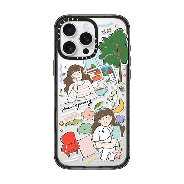 DRAWINGMARY x CASETiFY iPhone 16 Pro Max ケース Sticker,Cherry ブラック インパクトケース MagSafe対応 Merry Day by drawingmary Father's Day DRAWINGMARY x CASETiFY iPhone 16 Pro Max ケース Sticker,Cherry ブラック インパクトケース MagSafe対応 Merry Day by drawingmary Father's Day