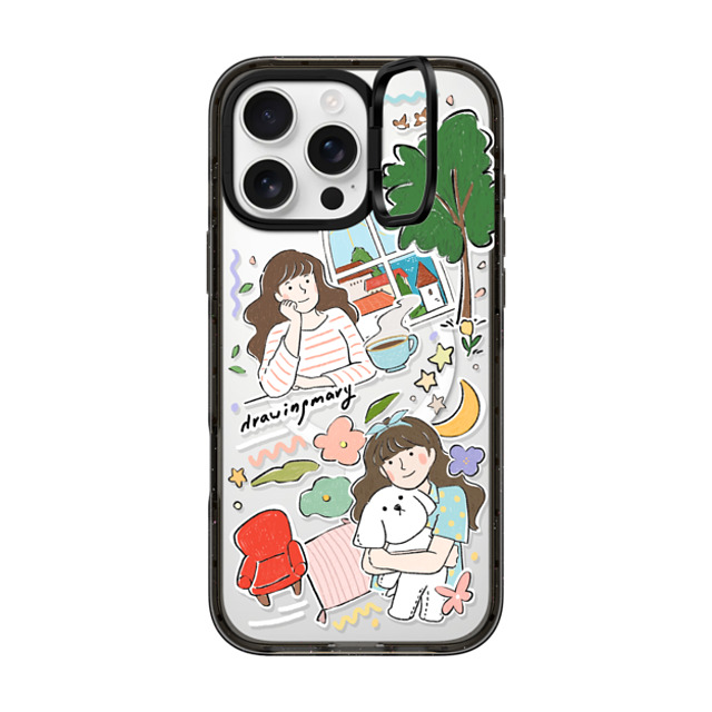DRAWINGMARY x CASETiFY iPhone 16 Pro Max ケース Sticker,Cherry ブラック インパクトリングスタンドケース MagSafe対応 Merry Day by drawingmary Father's Day DRAWINGMARY x CASETiFY iPhone 16 Pro Max ケース Sticker,Cherry ブラック インパクトリングスタンドケース MagSafe対応 Merry Day by drawingmary Father's Day