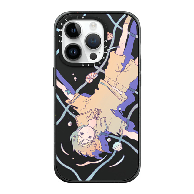 CASETiFY iPhone 14 Pro ケース マットブラック インパクトケース MagSafe対応 Words From Shell - A tonn hsu