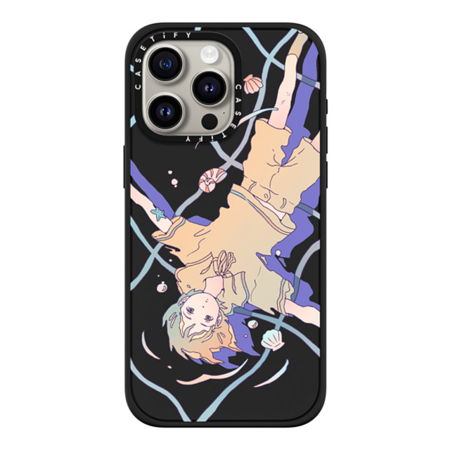 CASETiFY iPhone 15 Pro Max ケース マットブラック インパクトケース MagSafe対応 Words From Shell - A tonn hsu