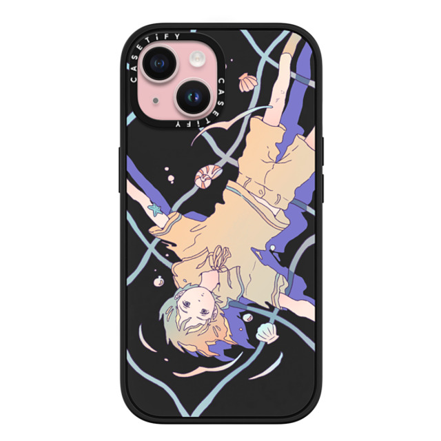 CASETiFY iPhone 15 ケース マットブラック インパクトケース MagSafe対応 Words From Shell - A tonn hsu