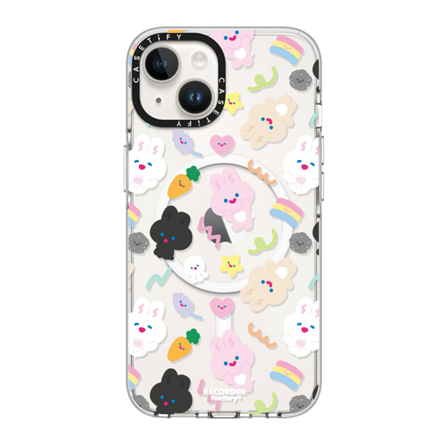 RECORDER factory x CASETiFY iPhone 14 ケース クリア クリア ケース MagSafe対応 PARTY