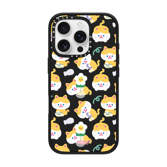 RECORDER factory x CASETiFY iPhone 16 Pro ケース マットブラック インパクトケース MAYO