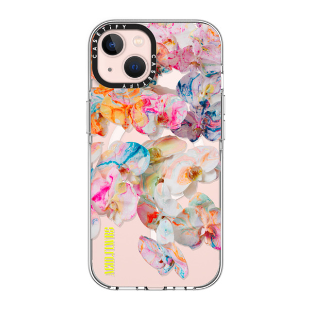 Acid Flwrs x CASETiFY iPhone 13 ケース クリア クリア ケース MagSafe対応 AF DREAM FLWRS