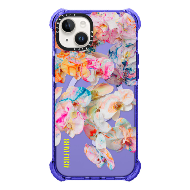 Acid Flwrs x CASETiFY iPhone 14 Plus ケース Floral Peri Purple ウルトラ インパクトケース MagSafe 対応 AF DREAM FLWRS Mother's Day Acid Flwrs x CASETiFY iPhone 14 Plus ケース Floral Peri Purple ウルトラ インパクトケース MagSafe 対応 AF DREAM FLWRS Mother's Day