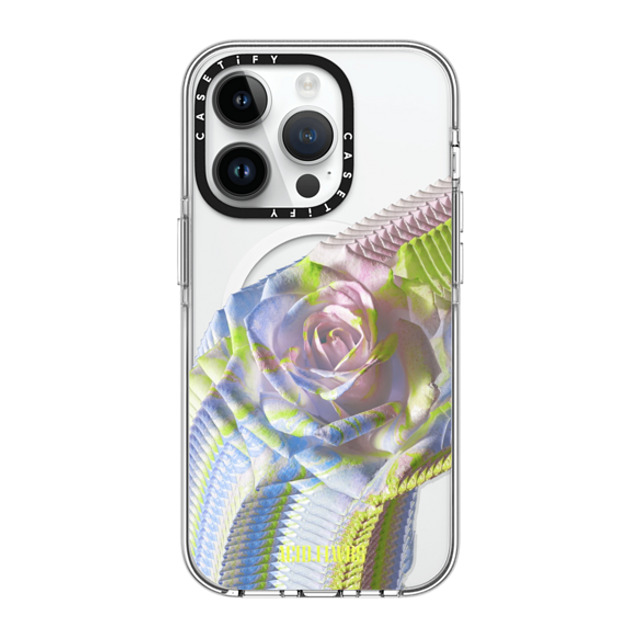 Acid Flwrs x CASETiFY iPhone 14 Pro Case Clear Clear Case MagSafe Compatible Marble Rose Acid Flwrs x CASETiFY iPhone 14 Pro Case Clear Clear Case MagSafe Compatible Marble Rose