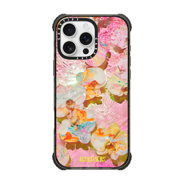 Acid Flwrs x CASETiFY iPhone 16 Pro Max ケース Floral ブラック ウルトラ インパクトケース MagSafe 対応 AF PINK AQUA Father's Day Acid Flwrs x CASETiFY iPhone 16 Pro Max ケース Floral ブラック ウルトラ インパクトケース MagSafe 対応 AF PINK AQUA Father's Day