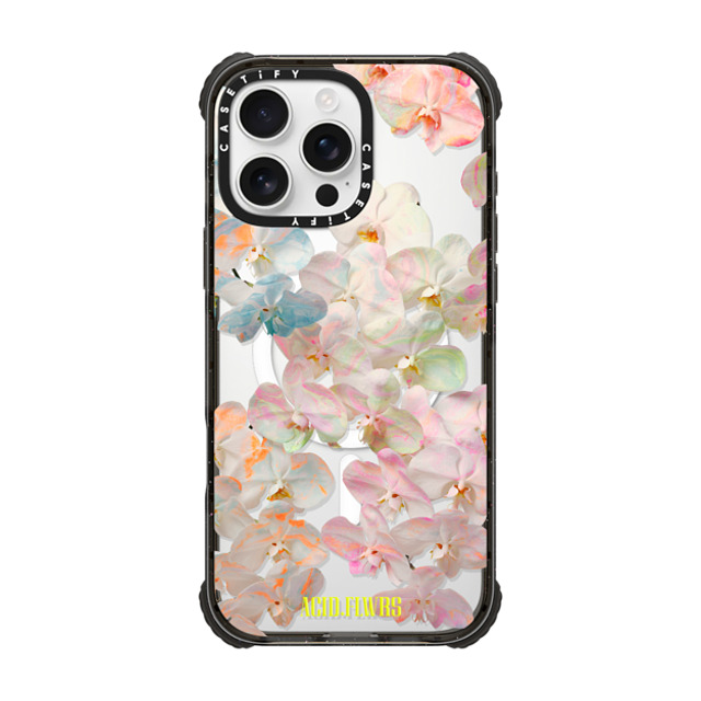 Acid Flwrs x CASETiFY iPhone 16 Pro Max ケース Pastel ブラック ウルトラ インパクトケース MagSafe 対応 AF PASTEL FLWRS Mother's Day Acid Flwrs x CASETiFY iPhone 16 Pro Max ケース Pastel ブラック ウルトラ インパクトケース MagSafe 対応 AF PASTEL FLWRS Mother's Day