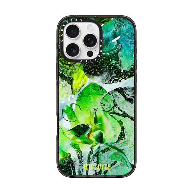 Acid Flwrs x CASETiFY iPhone 16 Pro Max Case ブラック インパクトケース MagSafe対応 AF NEON MACRO Mother's Day Acid Flwrs x CASETiFY iPhone 16 Pro Max Case ブラック インパクトケース MagSafe対応 AF NEON MACRO Mother's Day
