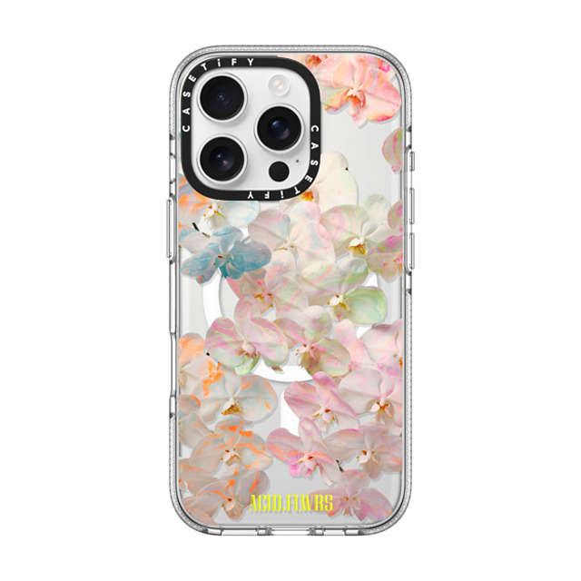 Acid Flwrs x CASETiFY iPhone 16 Pro Case Pastel Clear Clear Case MagSafe Compatible AF PASTEL FLWRS Mother's Day Acid Flwrs x CASETiFY iPhone 16 Pro Case Pastel Clear Clear Case MagSafe Compatible AF PASTEL FLWRS Mother's Day