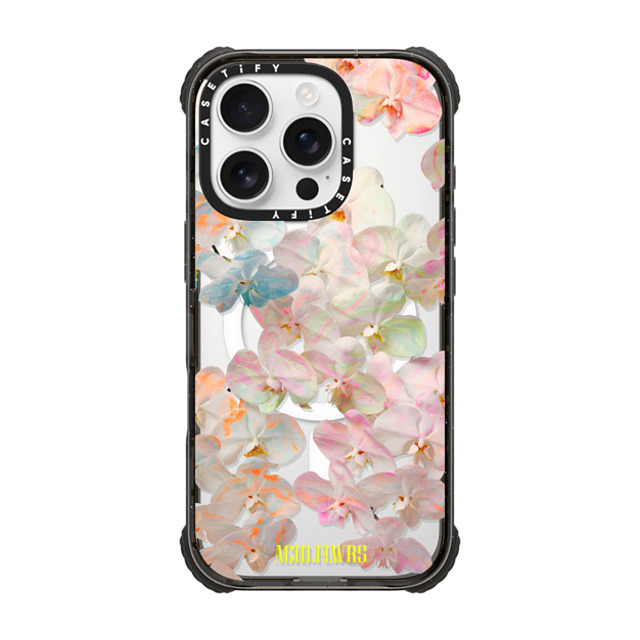 Acid Flwrs x CASETiFY iPhone 16 Pro Case Pastel Black ウルトラ インパクトケース MagSafe 対応 AF PASTEL FLWRS Mother's Day Acid Flwrs x CASETiFY iPhone 16 Pro Case Pastel Black ウルトラ インパクトケース MagSafe 対応 AF PASTEL FLWRS Mother's Day
