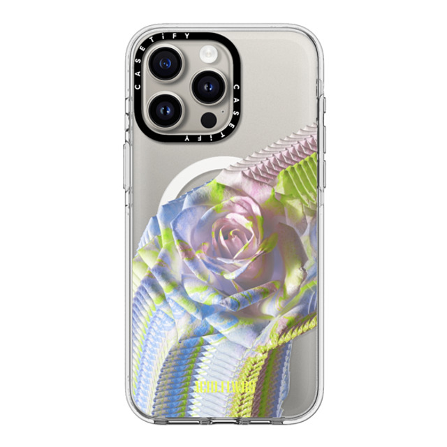 Acid Flwrs x CASETiFY iPhone 15 Pro Max Case Clear Clear Case MagSafe Compatible Marble Rose Acid Flwrs x CASETiFY iPhone 15 Pro Max Case Clear Clear Case MagSafe Compatible Marble Rose
