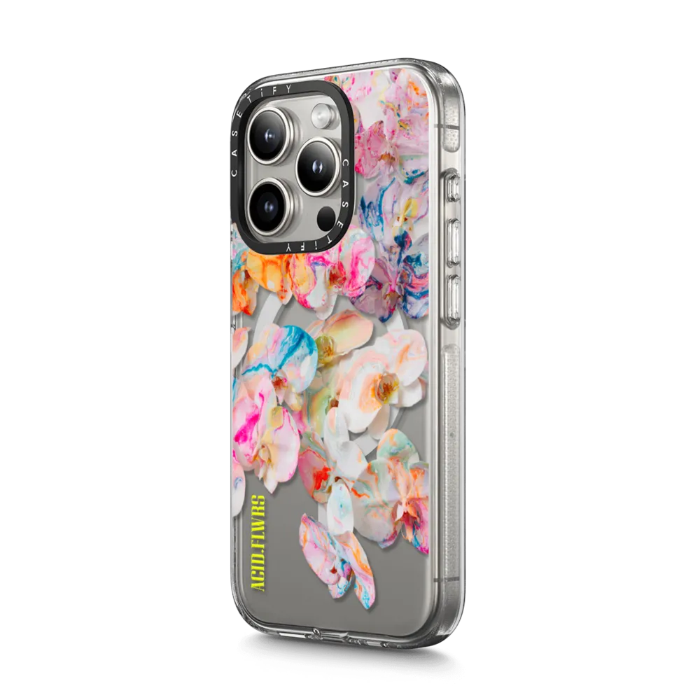 Clear iPhone 15 Pro Case MagSafe Compatible - AF DREAM FLWRS