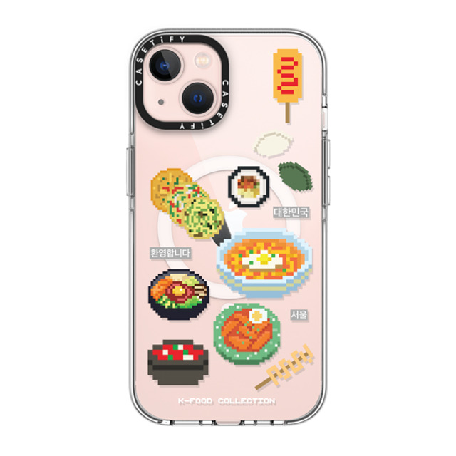 CASETiFY iPhone 13 ケース クリア クリア ケース MagSafe対応 K-food medley case park seohyeon