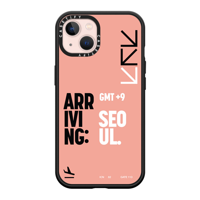 CASETiFY iPhone 13 ケース マットブラック インパクトケース MagSafe対応 ARR - SEOUL park seohyeon