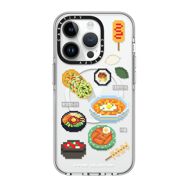 CASETiFY iPhone 14 Pro ケース クリア クリア ケース MagSafe対応 K-food medley case park seohyeon