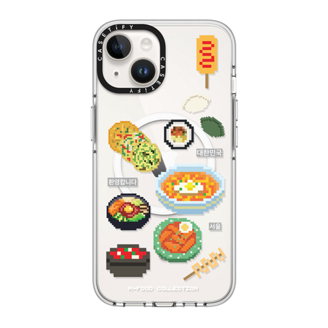 CASETiFY iPhone 14 ケース クリア クリア ケース MagSafe対応 K-food medley case park seohyeon