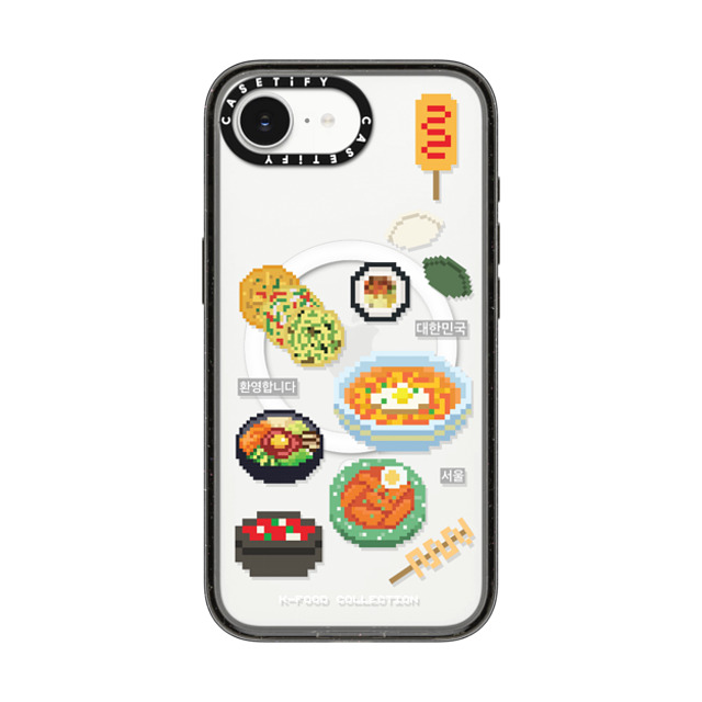 CASETiFY iPhone 16e ケース ブラック インパクトケース MagSafe対応 K-food medley case park seohyeon Back to School CASETiFY iPhone 16e ケース ブラック インパクトケース MagSafe対応 K-food medley case park seohyeon Back to School
