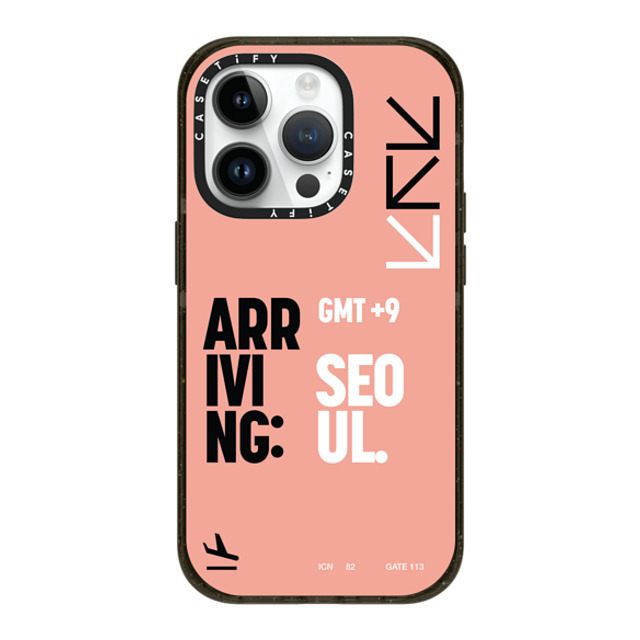 CASETiFY iPhone 14 Pro ケース ブラック インパクトケース MagSafe対応 ARR - SEOUL park seohyeon