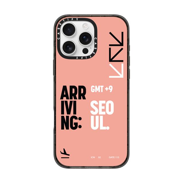 CASETiFY iPhone 16 Pro Max ケース ブラック インパクトケース MagSafe対応 ARR - SEOUL park seohyeon