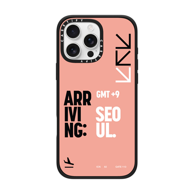 CASETiFY iPhone 16 Pro Max ケース マットブラック インパクトケース MagSafe対応 ARR - SEOUL park seohyeon