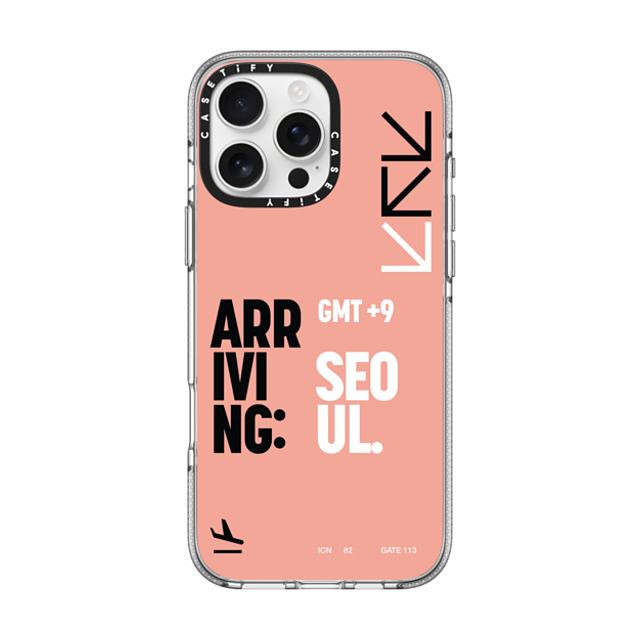 CASETiFY iPhone 16 Pro Max ケース クリア クリア ケース MagSafe対応 ARR - SEOUL park seohyeon