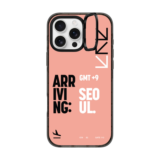 CASETiFY iPhone 16 Pro Max ケース ブラック インパクトリングスタンドケース MagSafe対応 ARR - SEOUL park seohyeon