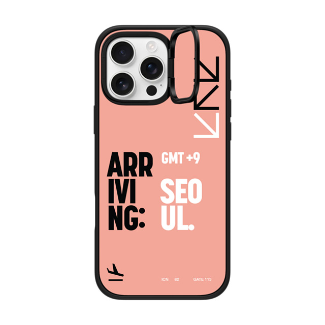 CASETiFY iPhone 16 Pro Max ケース マットブラック インパクトリングスタンドケース MagSafe対応 ARR - SEOUL park seohyeon