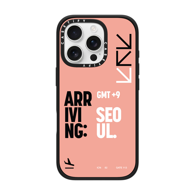 CASETiFY iPhone 16 Pro ケース マットブラック インパクトケース MagSafe対応 ARR - SEOUL park seohyeon