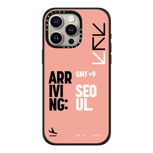 CASETiFY iPhone 15 Pro Max ケース マットブラック インパクトケース MagSafe対応 ARR - SEOUL park seohyeon