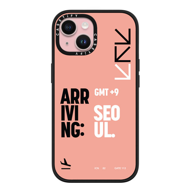 CASETiFY iPhone 15 ケース マットブラック インパクトケース MagSafe対応 ARR - SEOUL park seohyeon