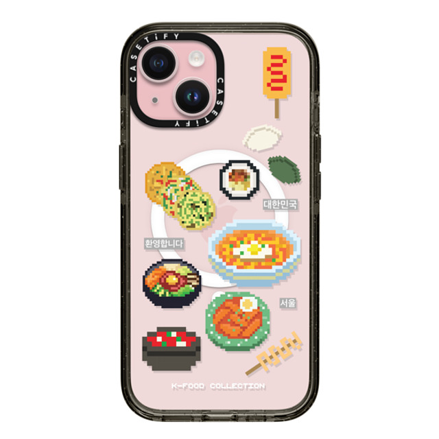 CASETiFY iPhone 15 ケース ブラック インパクトケース MagSafe対応 K-food medley case park seohyeon Back to School CASETiFY iPhone 15 ケース ブラック インパクトケース MagSafe対応 K-food medley case park seohyeon Back to School