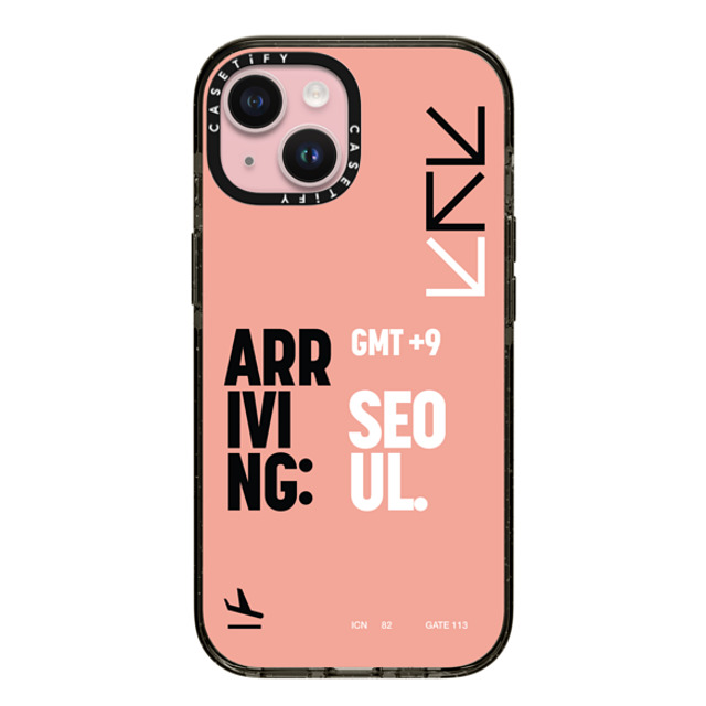 CASETiFY iPhone 15 ケース ブラック インパクトケース ARR - SEOUL park seohyeon